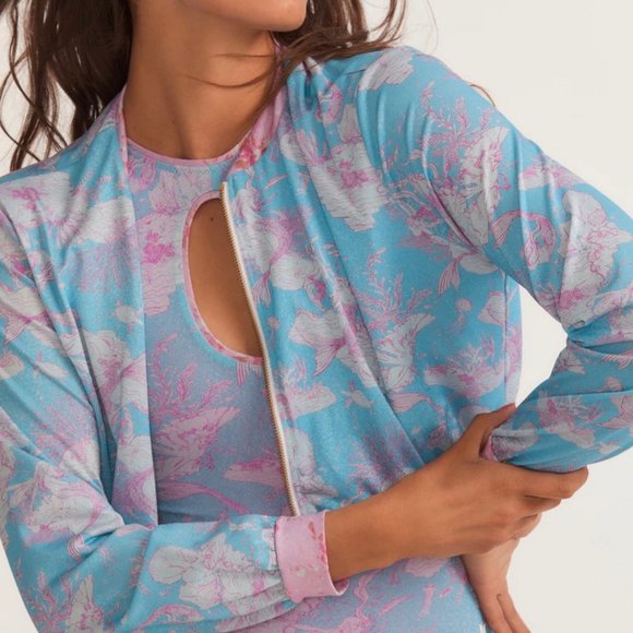 LoveShackFancy x Hurley Under The Sea Jacket One Piece Set